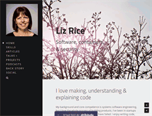 Tablet Screenshot of lizrice.com